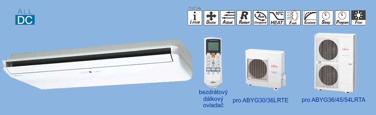 Klimatizace FUJITSU Podstropn typ